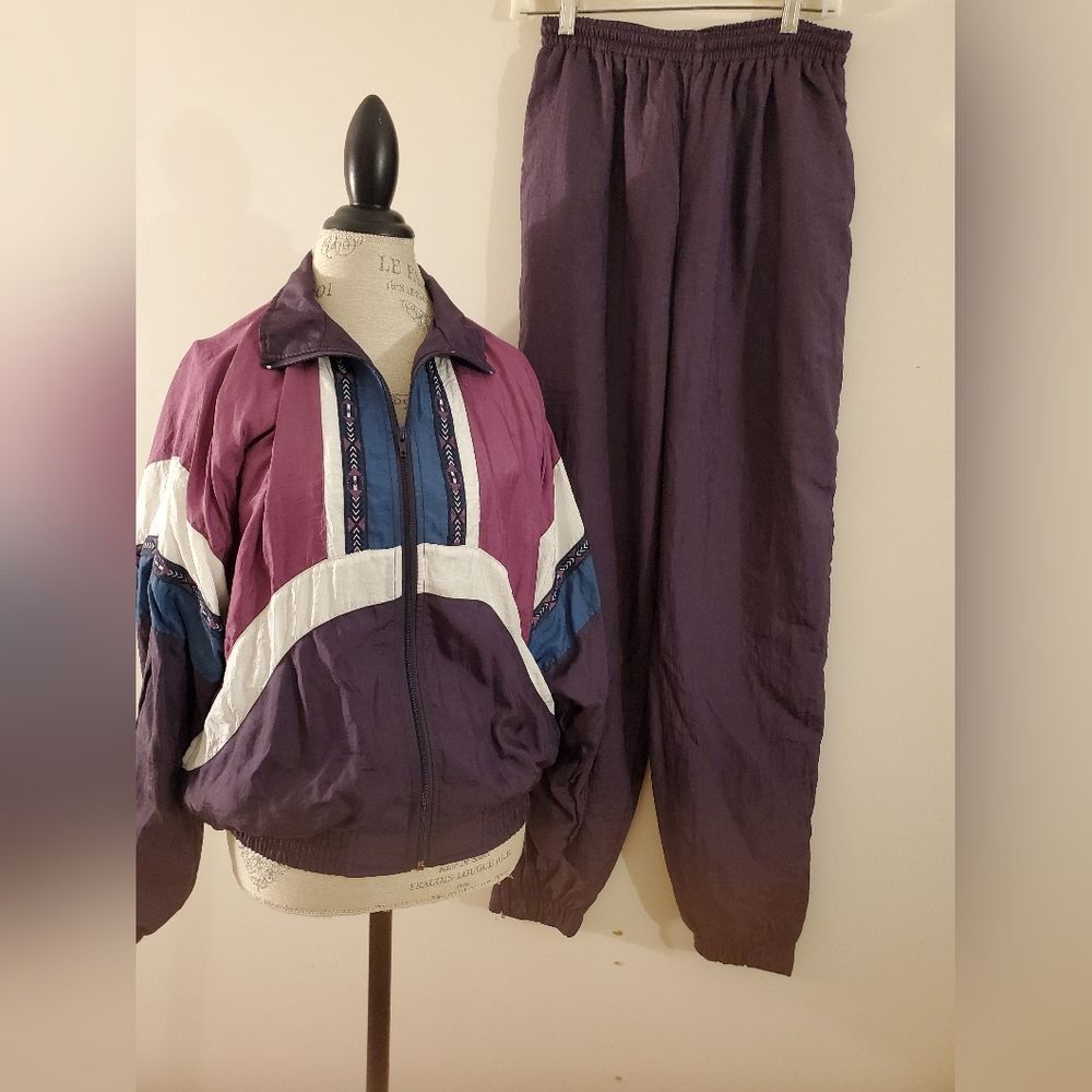 Vtg 80s windsuit/track suit